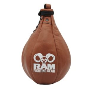 Bruin leren speedball van RAM fighting gear.