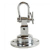 Metalen swivel voor een speedball.